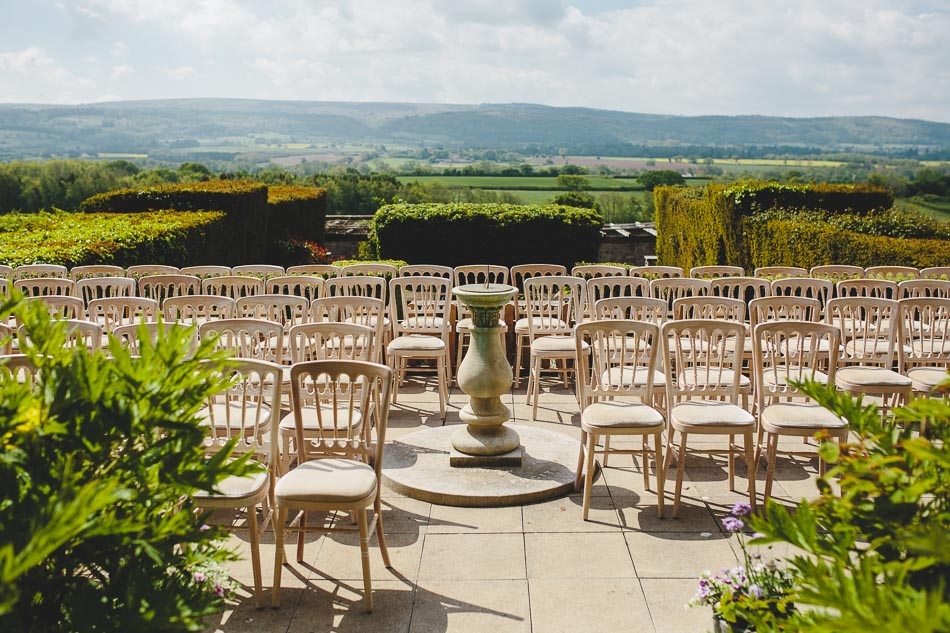 Ceremony view across the Mendip Hills