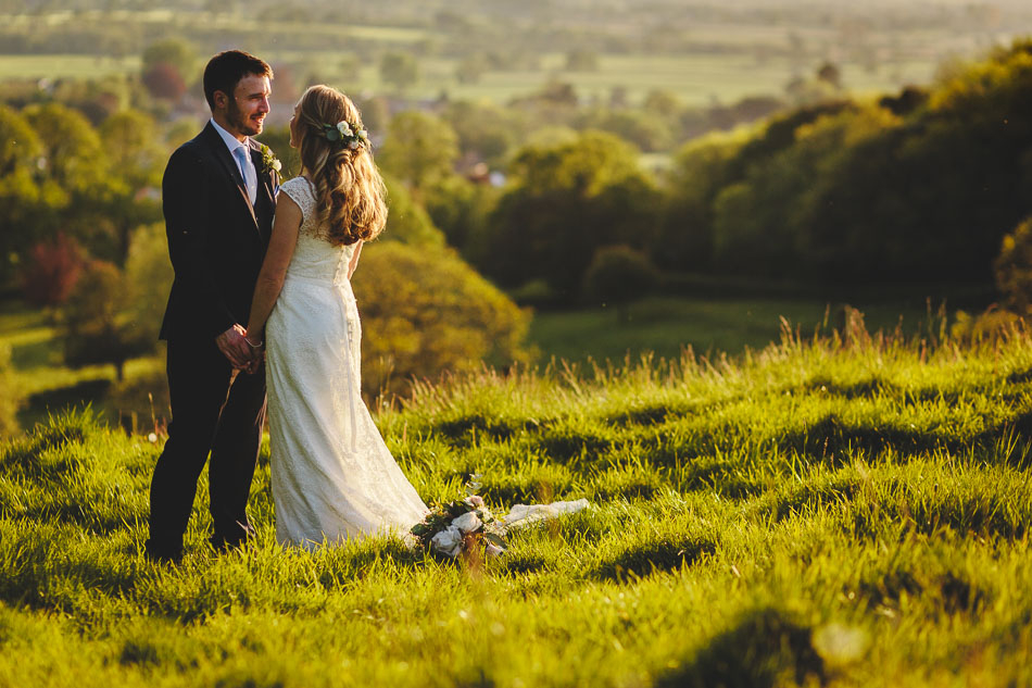 Barley Wood Wedding Photography Sunset Portrait