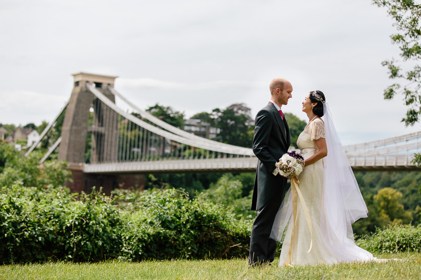Clifton Suspension Bridge Wedding Photography