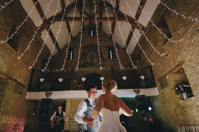 Great Tythe Barn Tetbury Wedding