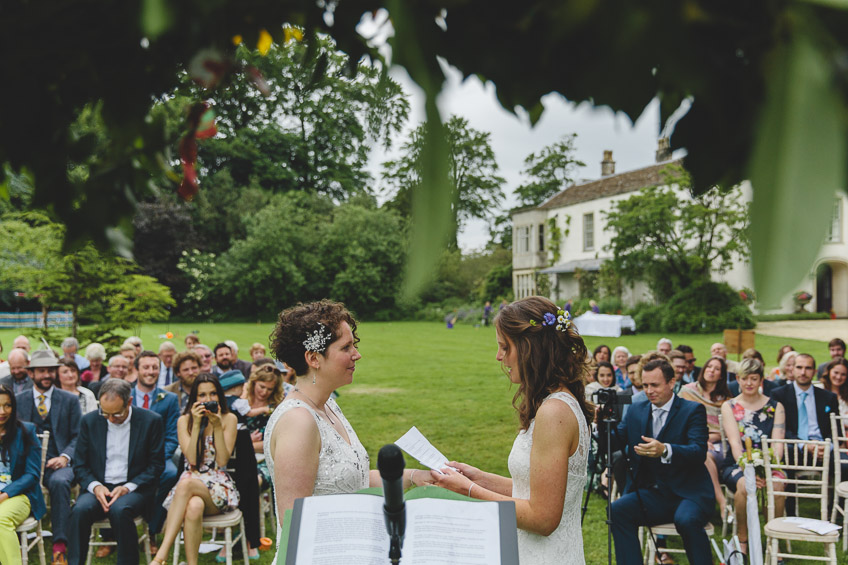 reading of the vows