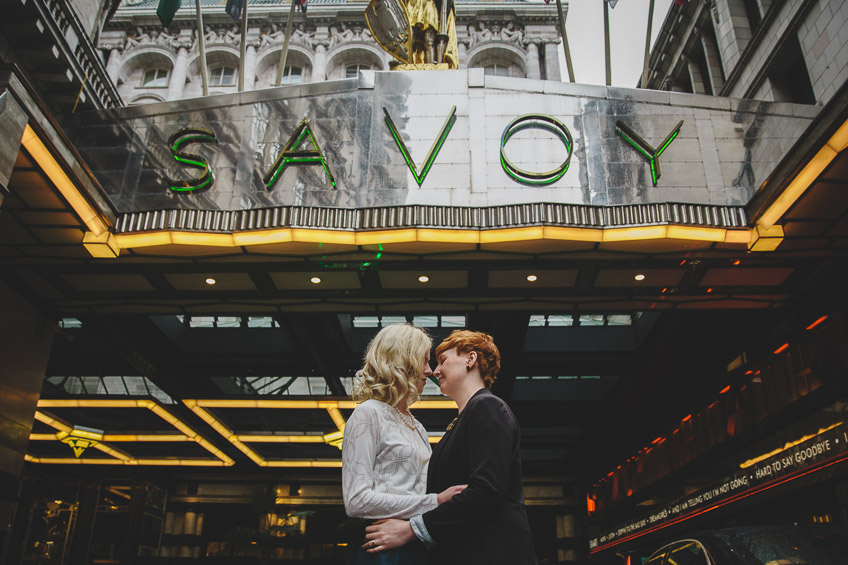 London Pre Wedding Photography Savoy Hotel