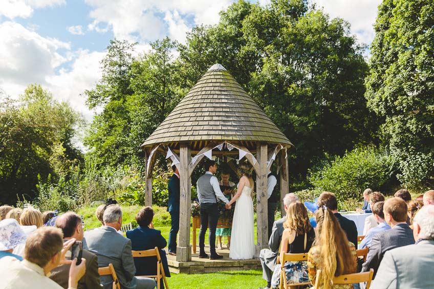 Priston Mill Outdoor Wedding Ceremony