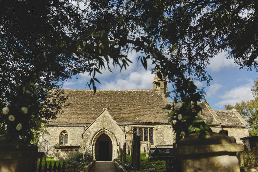 St Nicholas Church Biddestone Wedding Photography