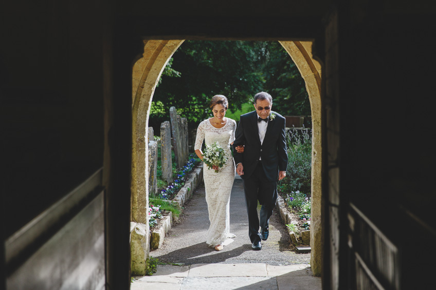 St Nicholas Church Biddestone Wedding Photography